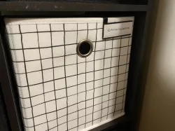 Label Clip for Storage Bins (No Support)