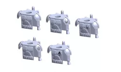 Lego Mandalorian Armor (Plain or Tribal) - Thicker neck plate