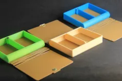 Living hinge box