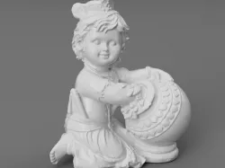 Makhan Chor - Krishna Stealing Butter