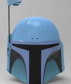 Mandalorian Death Watch helmet STL file for 3d print