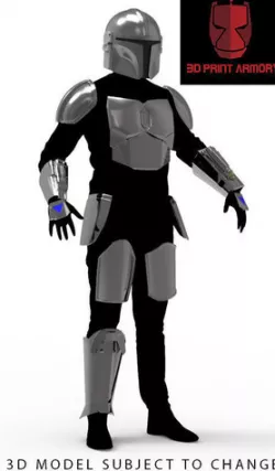 Mandalorian full armor STL file for 3d print