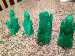 Medieval Times Themed Chess Set