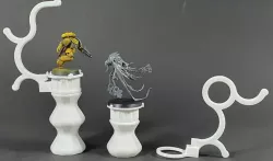 Miniature painting handle 40mm 32mm round base