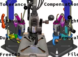 Modular Dremel Drill Press System