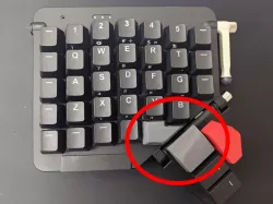 Moonlander Mk I Keyboard - Ergonomic Keycaps for Thumbs V2.1