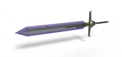 Mythril Saber from the game Final Fantasy 7 Remake