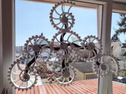 Nautilus gears sculpture