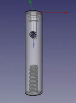 Optical post metric threads 1/2 Inch diameter