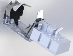 P51 mustang Carf Cockpit dashboard