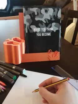 PEN HOLDER AND BOOK HOLDER