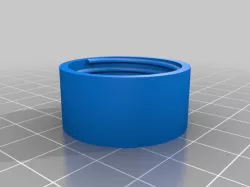 PET bottle cap for modeling
