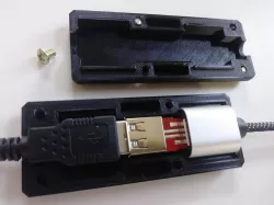 Pi-KVM USB Power Blocker Case