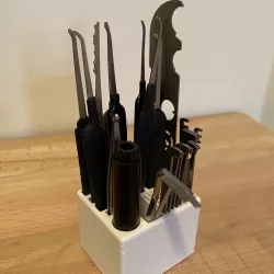 Pickstation - The Desktop Locksport Stand