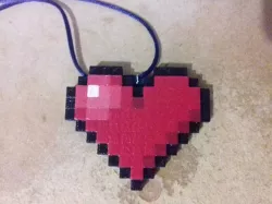 pixel heart medal