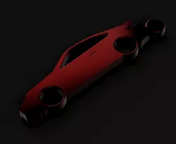 Porsche 911 keychain