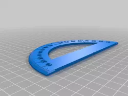 Protractor - Labled