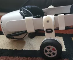 Quest 2 Near field BMR rotating off ear headphone speakers for elite strap (same as Valve Index)