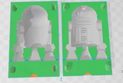 R2D2 Silicon Mold