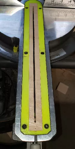Replaceable Zero Clearance Insert Base for Ryobi Miter Saw