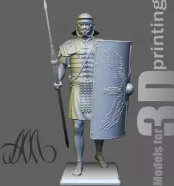 Roman Legionary (3D print model)