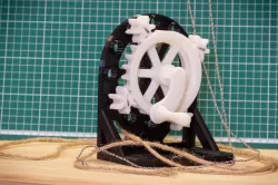 Rope weaving machine