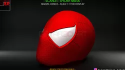 Scarlet Spider mask -Spider man Helmet - Marvel comics