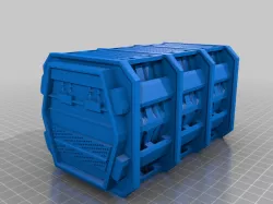Scifi Shipping container