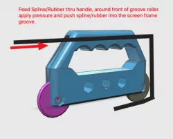 Screen Roller Installation Tool