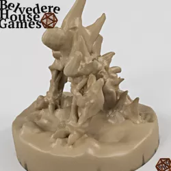 Skeleton WarHound 28mm Mini Support Free