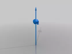 Skull on Spikes