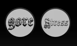 Sludge Wargame Gore and Stress Tokens 28mm