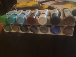 Stackable Paint Storage 2 oz Bottles