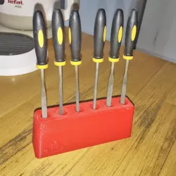 Stand for six small files