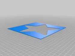 Star and snowflake template