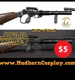 Star Wars Cosplay Kit - Bossk's Relby V-10 Mortar Blaster