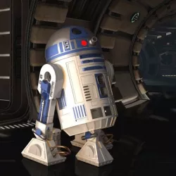 STAR WARS R2D2 detailed printable rotating openable head