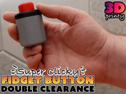 Super Clicky Fidget Button - Double Clearance