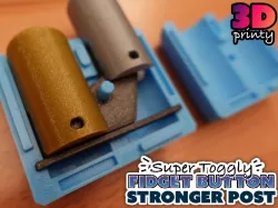 Super Toggly Fidget Button - Stronger Central Post