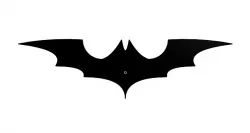 Superman: red son inspired Batman chest emblem