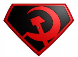 Superman: red son inspired chest emblem