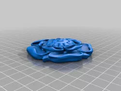 Tudor Rose twist box topper