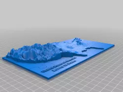 USA Topography Puzzle