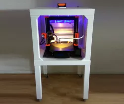Ventilated Ikea LACK 3D Printer Enclosure