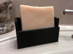Vertical soap holder