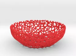 Voronoi bowl or key shell - Style #8