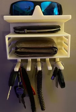 Wallet/key/glasses holder