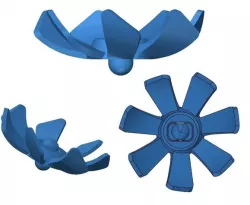 Wind Top - Winged spinning top toy (REDO)