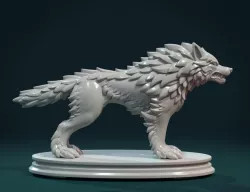 Wolf Sculpture