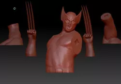 Wolverine Bust and Stand